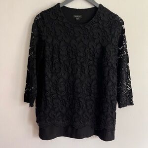 J.Jill Lace 3/4 Sleeves Top